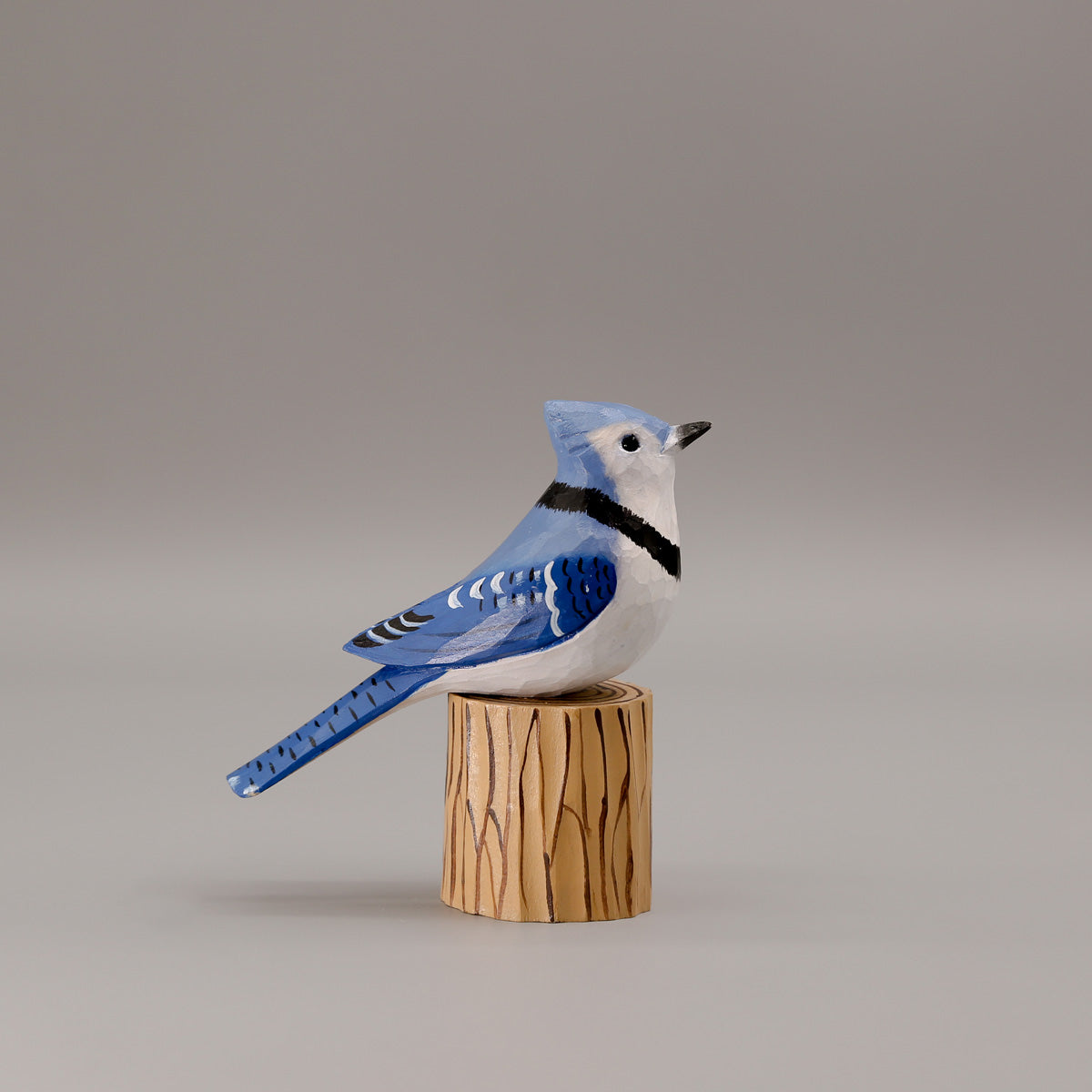 Blue Jay + Stand – Wooden Cuties 🌱