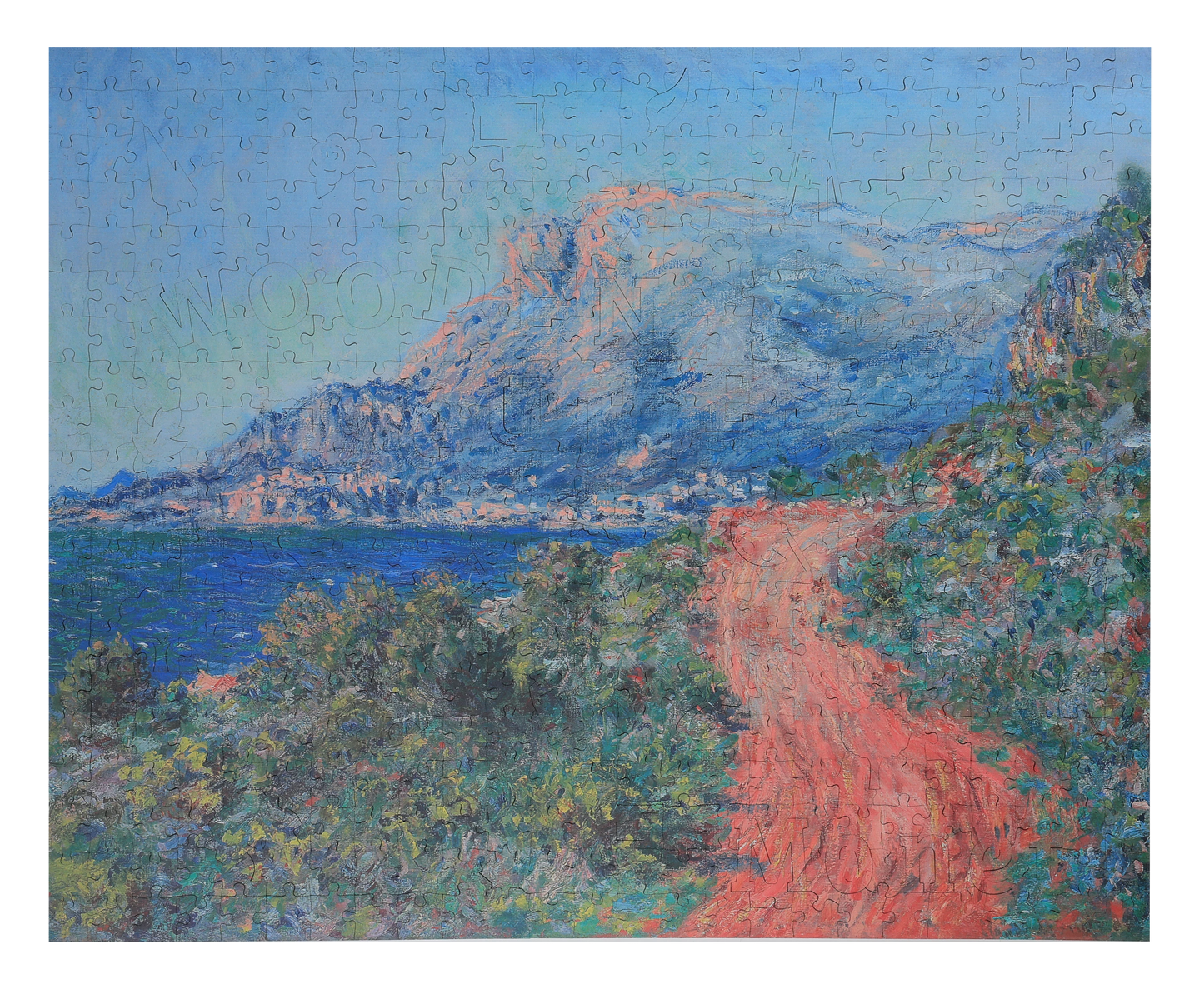 La Route Rouge Près De Menton
