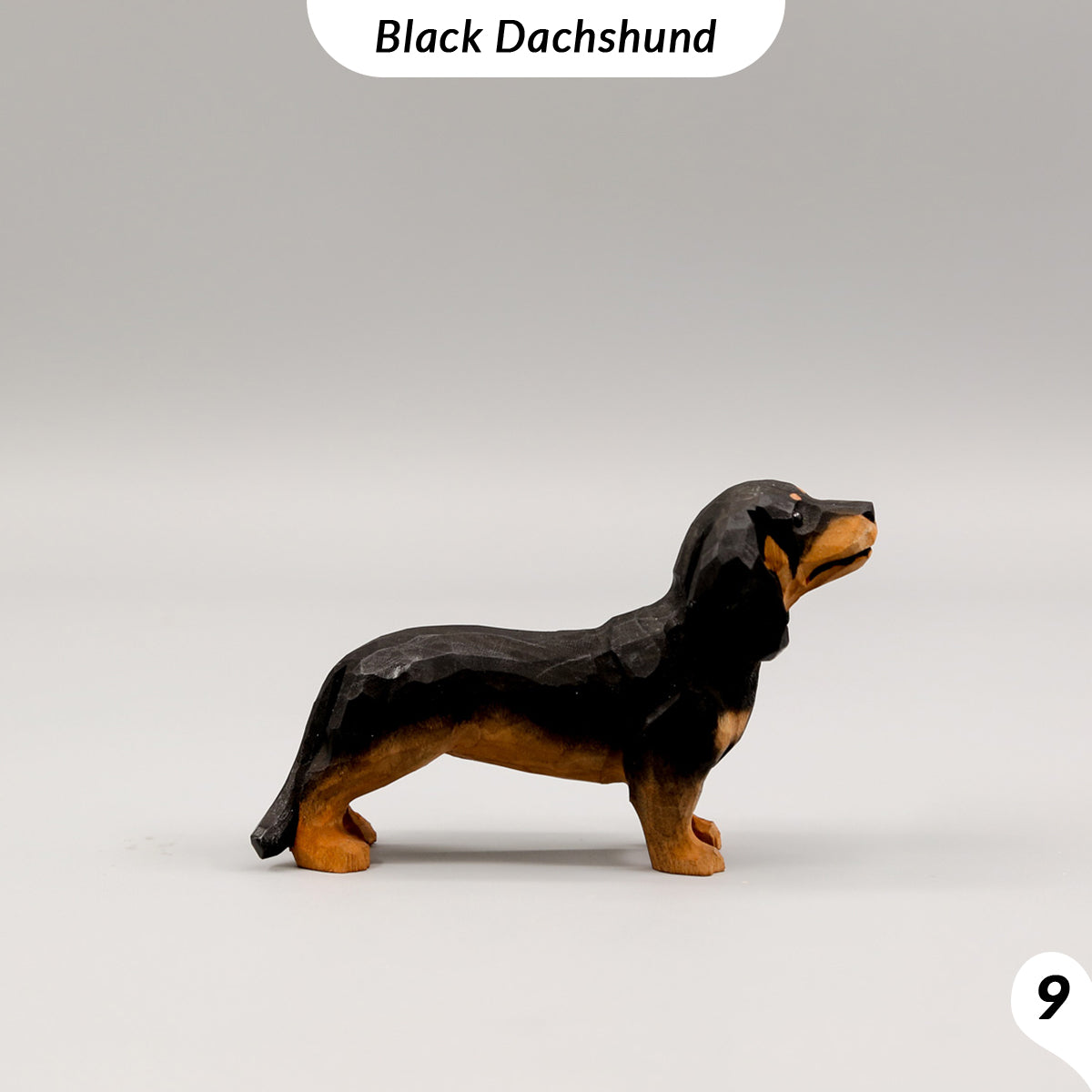 Handcrafted Wooden Dog