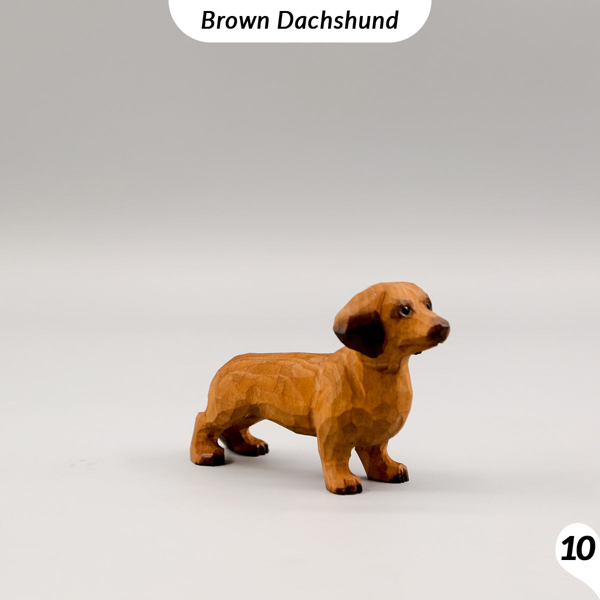 Handcrafted Wooden Dog