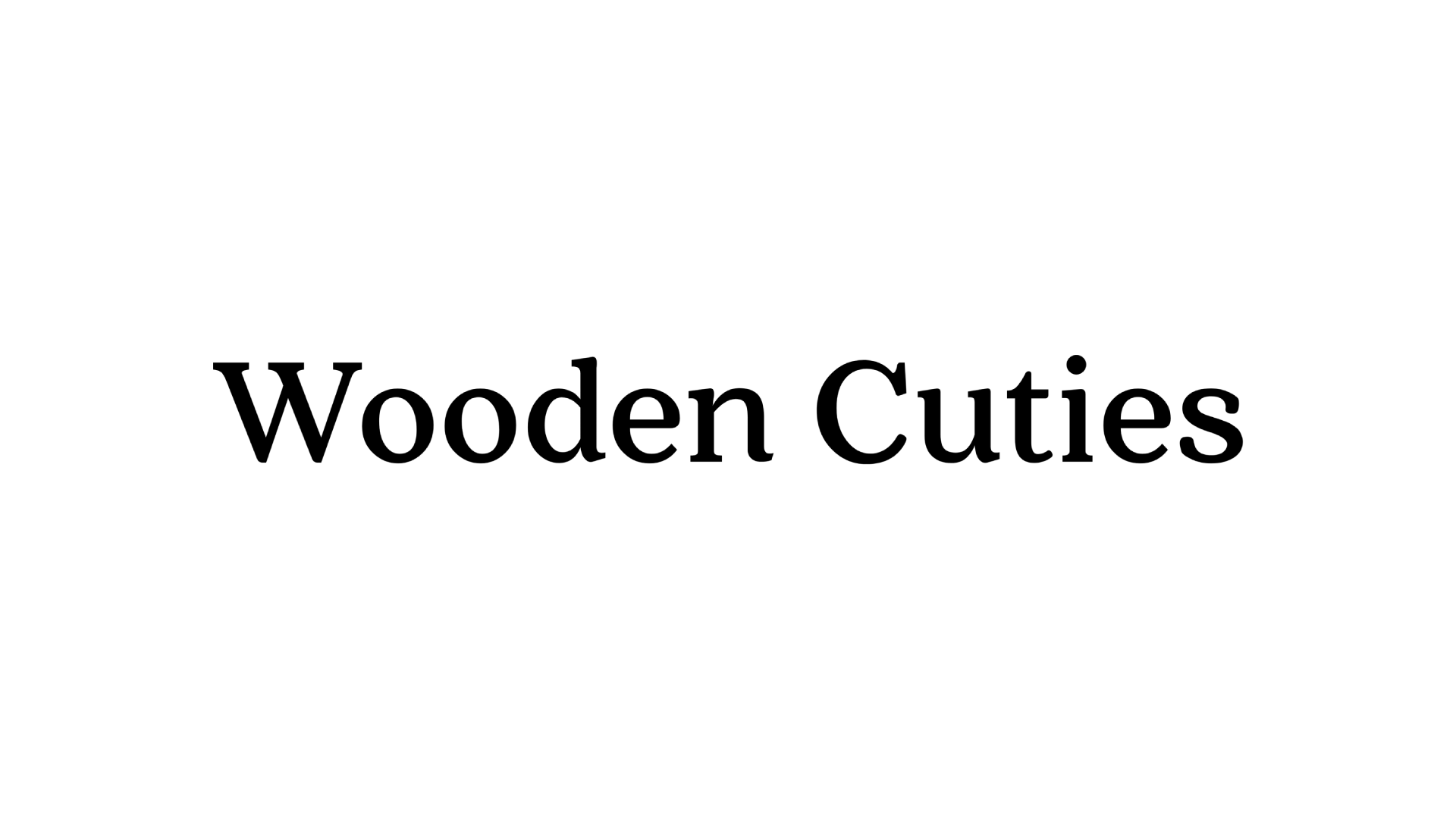 Wooden Cuties 🌱 logo