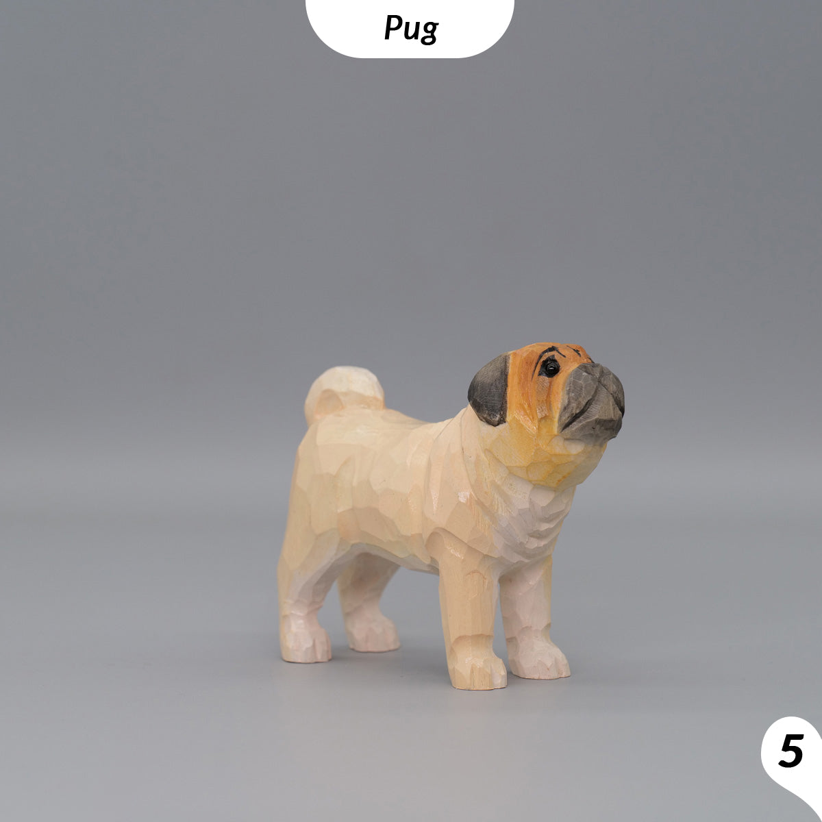Handcrafted Wooden Dog