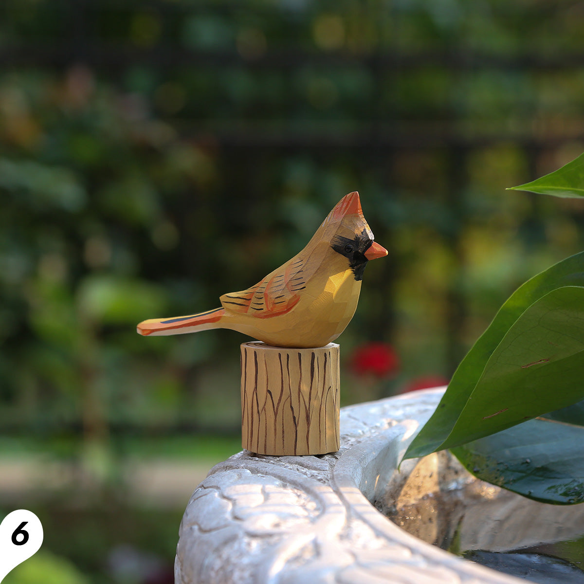 Handcrafted Birds + Stands