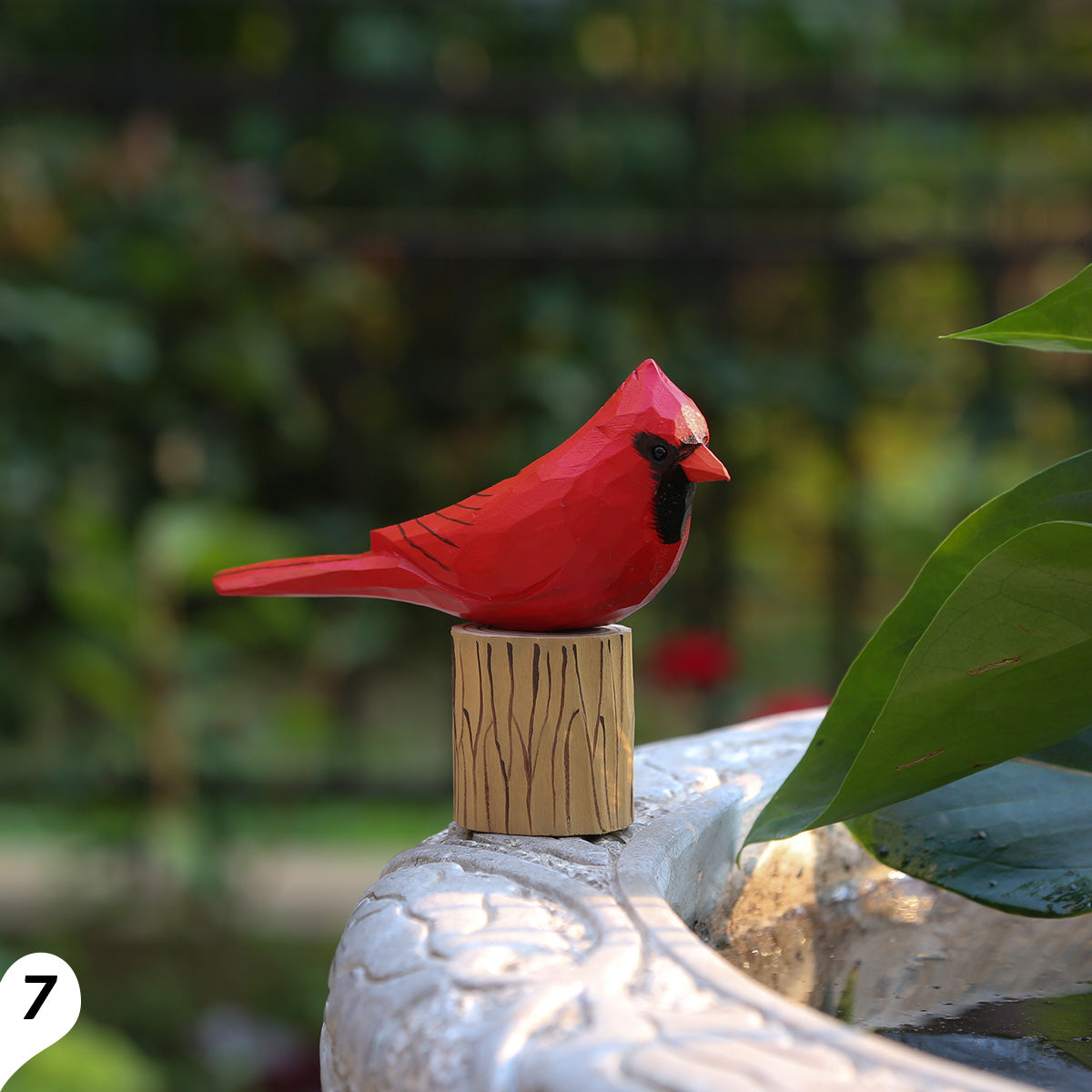 Handcrafted Birds + Stands