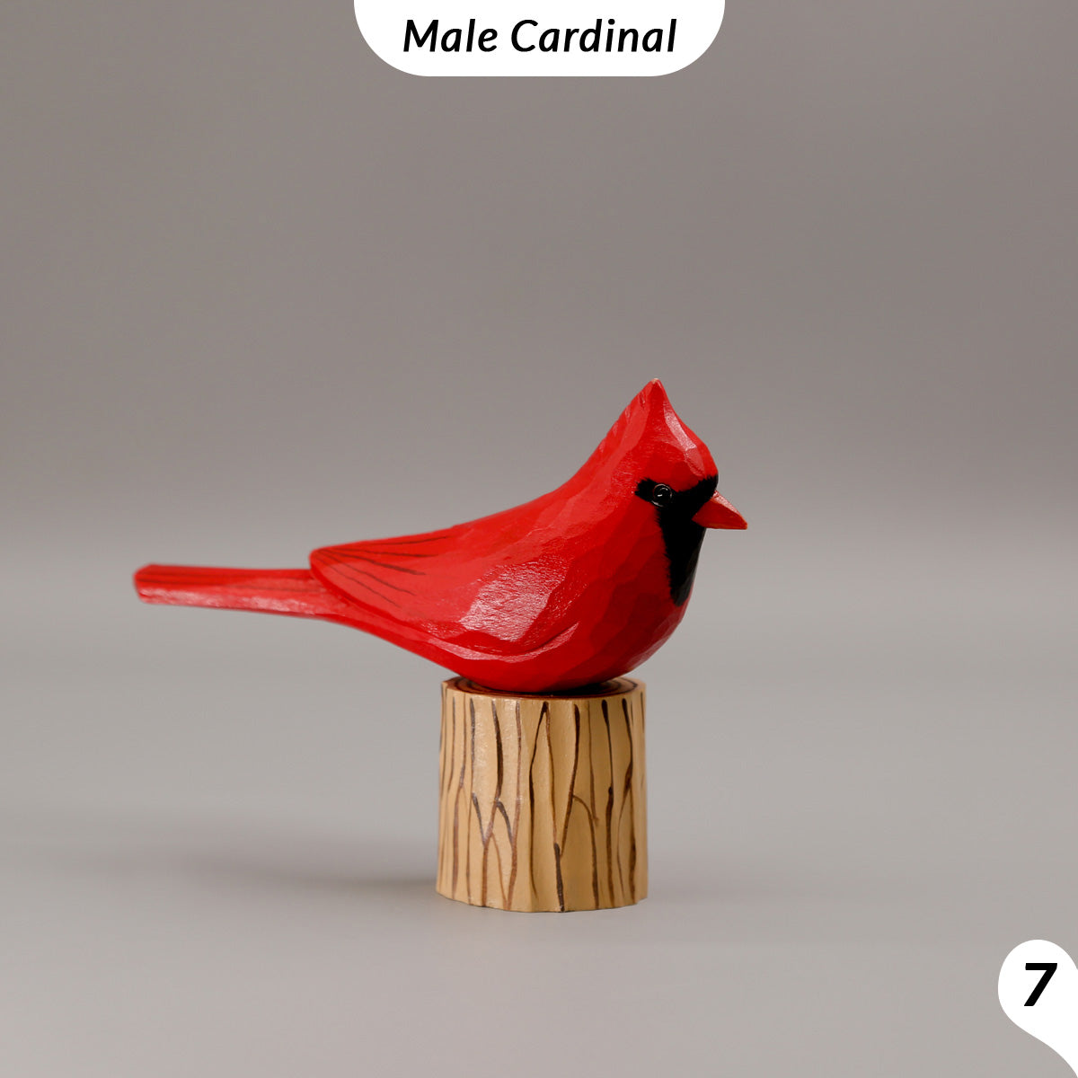 Handcrafted Birds + Stands