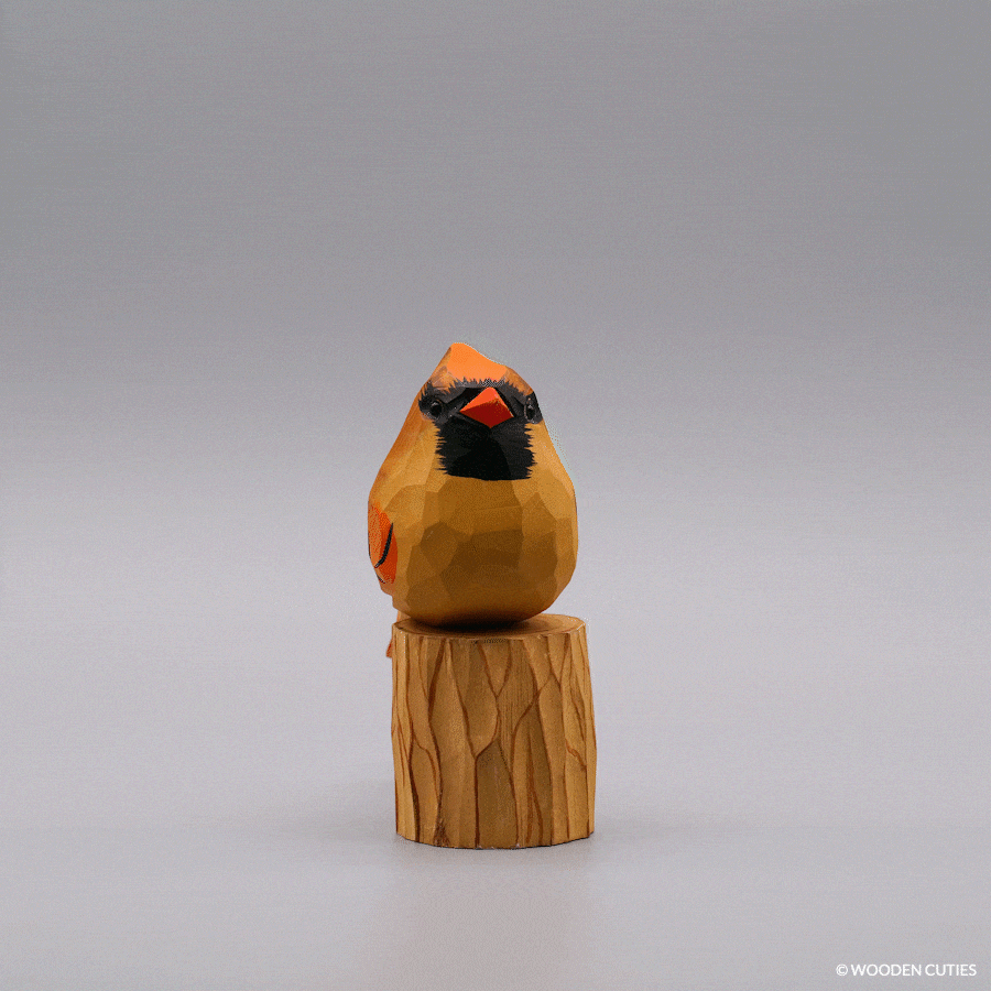 Female Cardinal + Stand