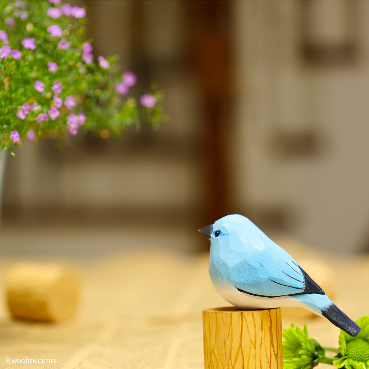Mountain Bluebird + Stand