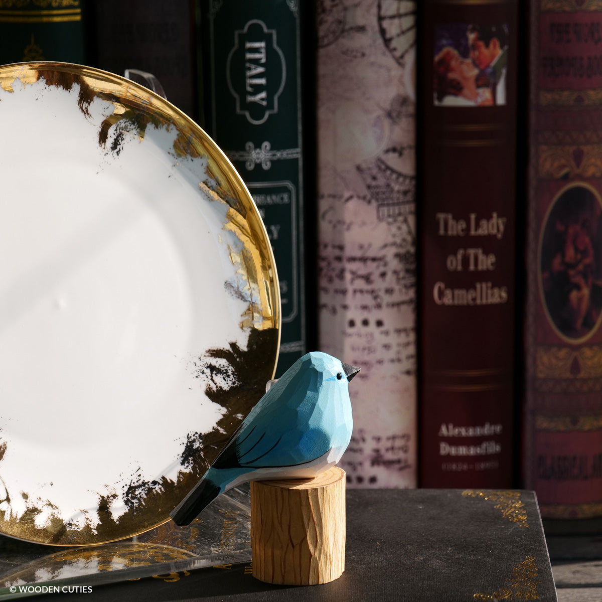 Mountain Bluebird + Stand