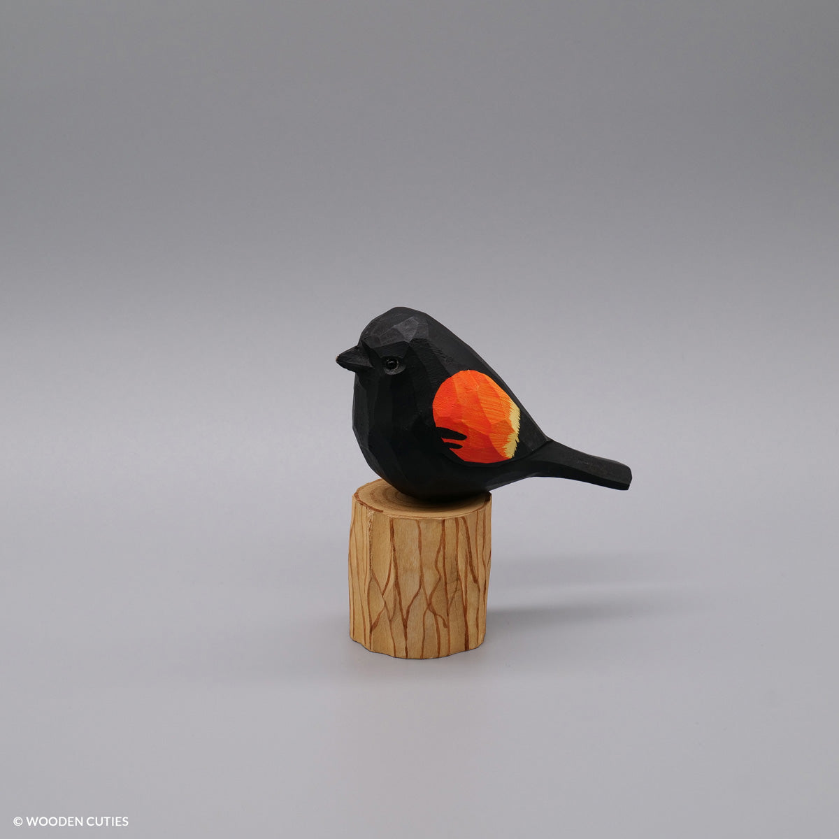 Red-Winged Blackbird + Stand