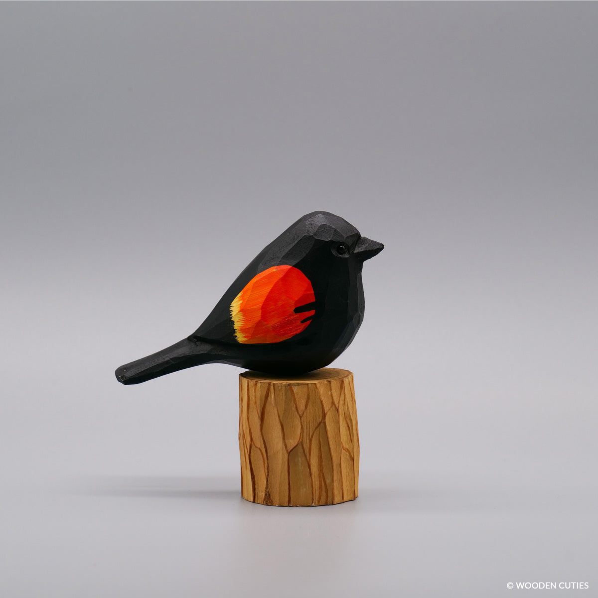 Red-Winged Blackbird + Stand