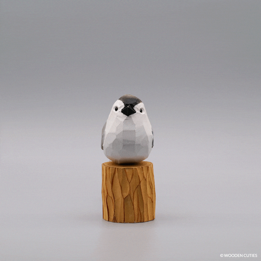 Tufted Titmouse + Stand