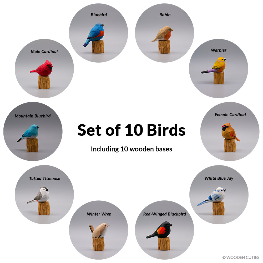 Handmade Bird + Stand