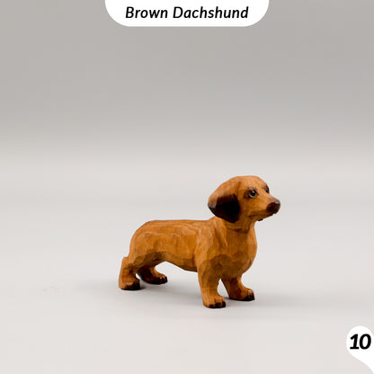 Handcrafted Wooden Dog