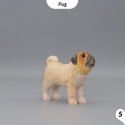 Handcrafted Wooden Dog