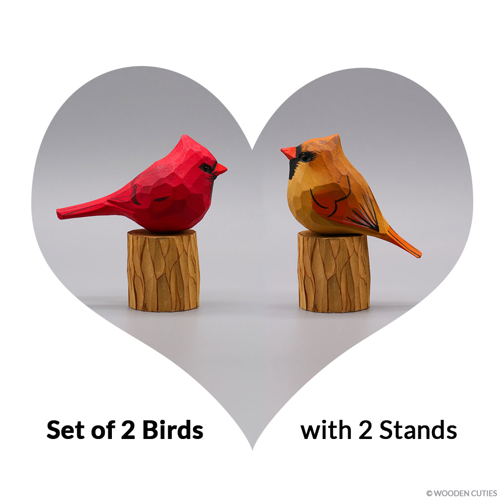 Handcrafted Bird + Stand