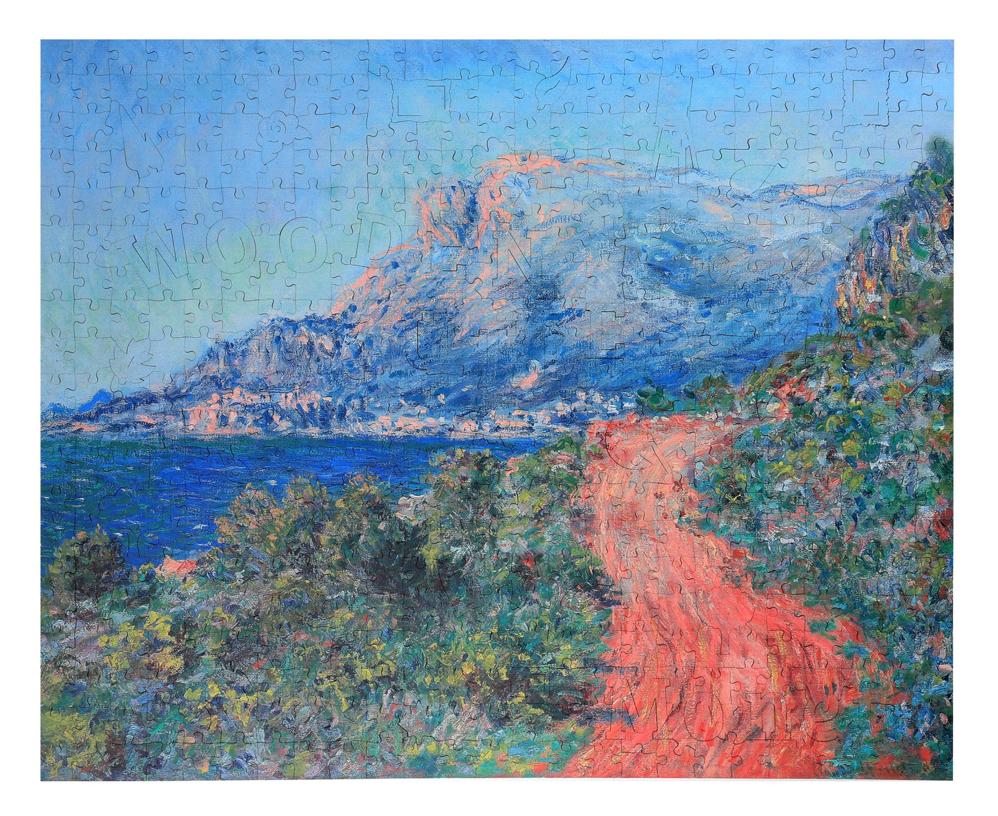 La Route Rouge Près De Menton