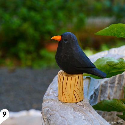 Handcrafted Bird + Stand