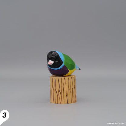 Handcrafted Bird + Stand