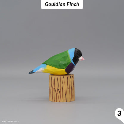 Handcrafted Bird + Stand