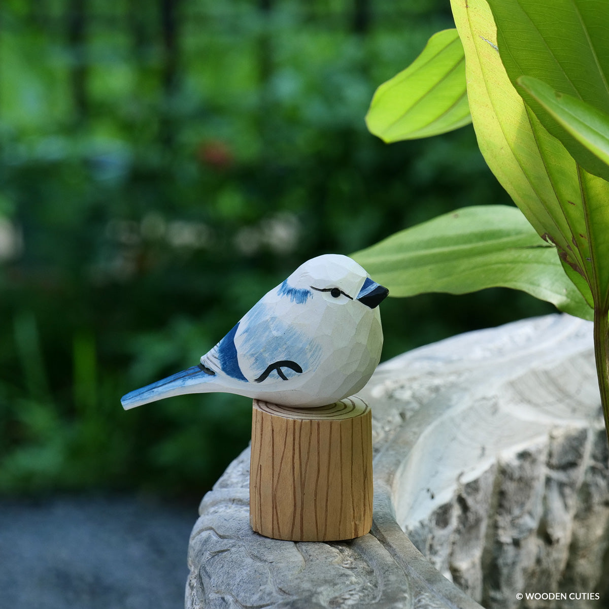 White Blue Jay + Stand