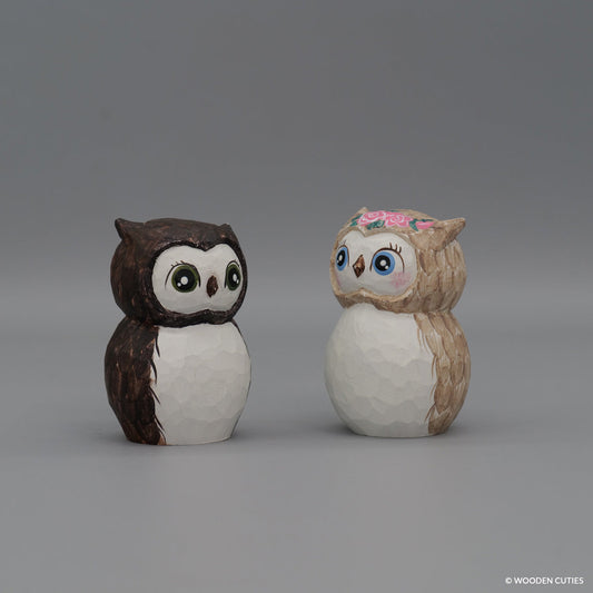 Male & Female Owls Set