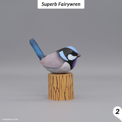 Handcrafted Bird + Stand