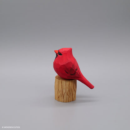 Male Cardinal + Stand